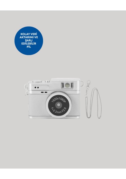 Mini Retro Dijital Kamera 1080P Full Hd Dahili 128GB Hafızalı - BI001V-4YVM91 fırsatları