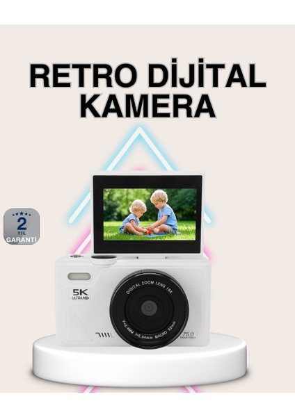 5k Dijital Kamera Otofokus Wifi Aktarım ve 18X Dijital Zoom - BI001V-4YVNJ2