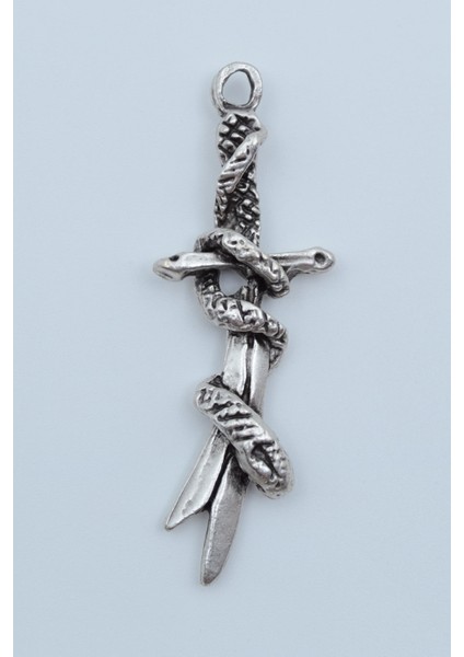 Kılıç Gümüş Kaplama Kolye Ucu