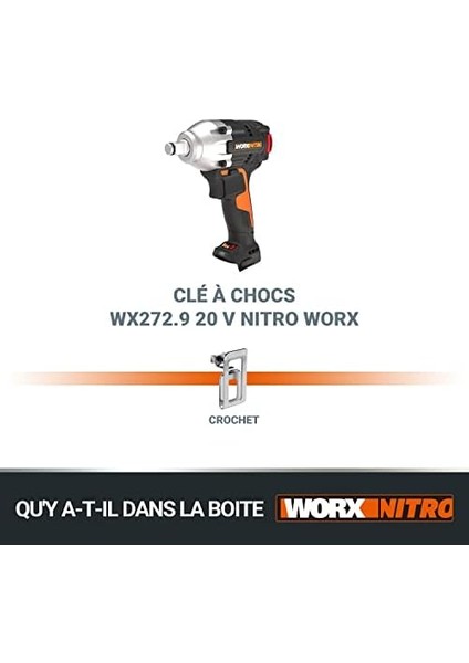 WX272.9 Nitro Fırçasız Akülü Darbeli Matkap 20 V – 300 Nm, Değişken 3 Vitesli Şanzıman ve LED Işıklı – Çeşitli Vidalama Işleri Için Ideal – Akü ve Şarj Cihazı Dahil Değildir fiyatları