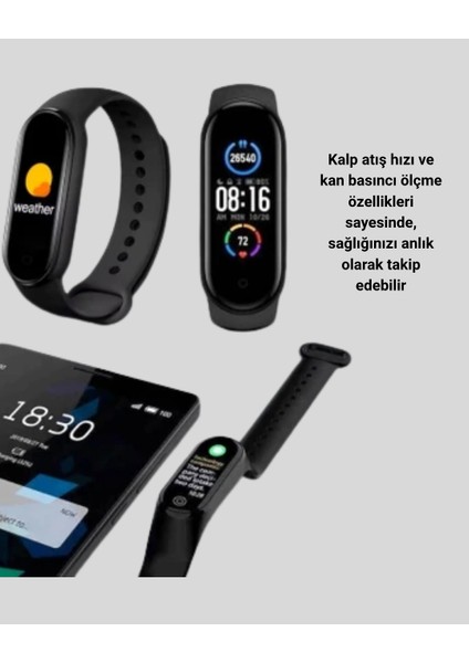 Akıllı Spor Bilekliği – Kalp Atış Kan Basıncı Uyku Takip ve Bildirim Özell - BI001V-4YU79 fiyatları