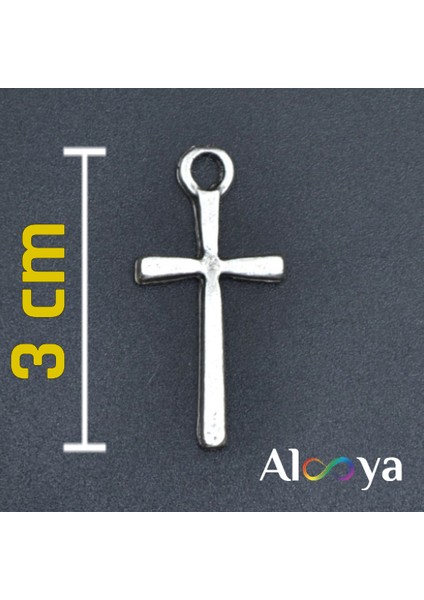 Mini Haç Gümüş Kaplama Kolye Ucu fiyatları