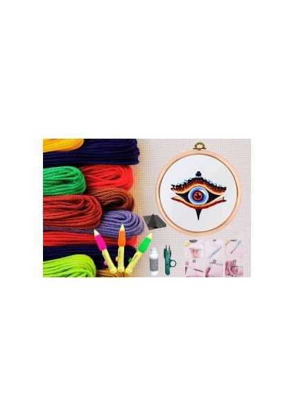 Punch Seti Nakış Seti Kasnaklı Kendin Yap Seti Seri 1