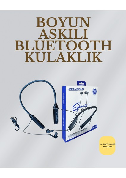 Uzun Süreli Kullanım Için – Kablosuz Boyun Bantlı Kulaklık 50 Saat Batarya - ME001W-51LQV3