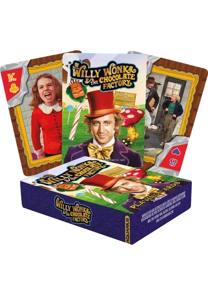 Aquarıus Willy Wonka Oyun Kartları - Willy Wonka En Sevdiğiniz Kart Oyunları Için Temalı Kart Destesi - Resmi Lisanslı Willy Wonka Ürünleri ve Ürünleri fiyatları