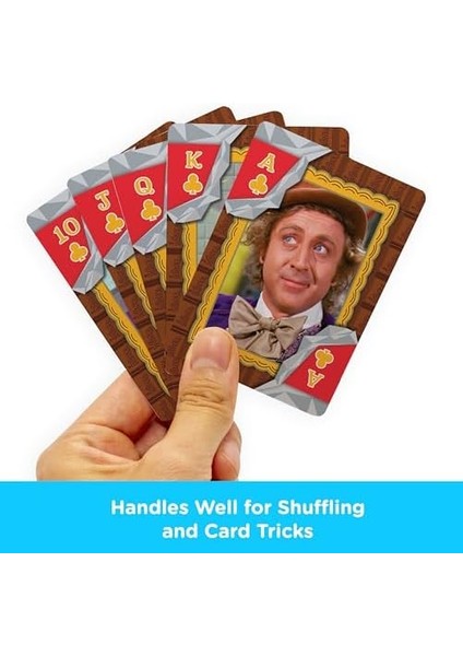 Aquarıus Willy Wonka Oyun Kartları - Willy Wonka En Sevdiğiniz Kart Oyunları Için Temalı Kart Destesi - Resmi Lisanslı Willy Wonka Ürünleri ve Ürünleri modelleri