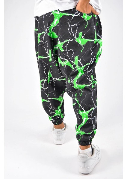 Beli Lastikli Üç Iplik Desenli Şalvar modelleri