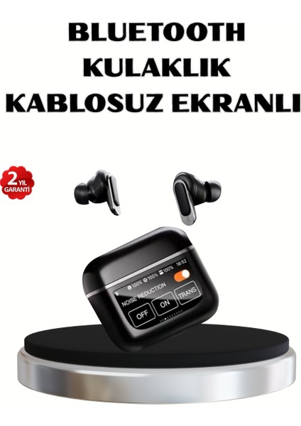 Anc Teknolojili Kablosuz Bluetooth Kulaklık – Dokunmatik Dijital Göstergeli Yük - ME001W-51WE2
