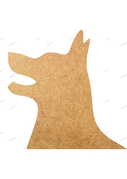 10'lu Paket Ahşap Duvar Dekoru - ST_00430 - 8 x 8 cm