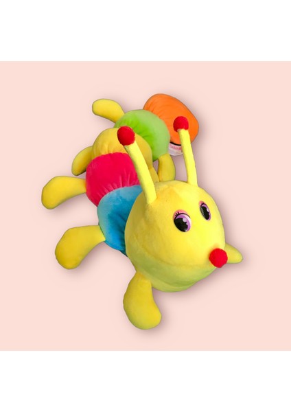 Tırtıl 50CM Renkli Uzun Tırtıl Pelüş Oyuncak Sevimli Tırtıl fiyatları