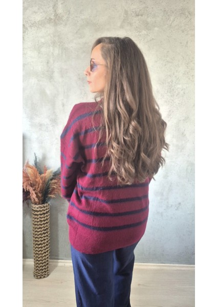 Sakallı Çızgili Hırka modelleri