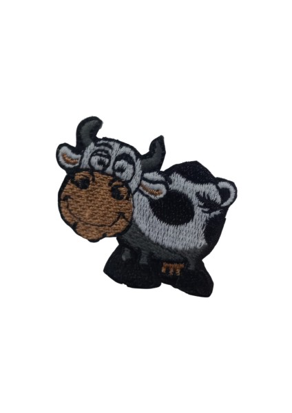 Aplike Ütü Ile Yapışan Inek Arma 4x4 cm
