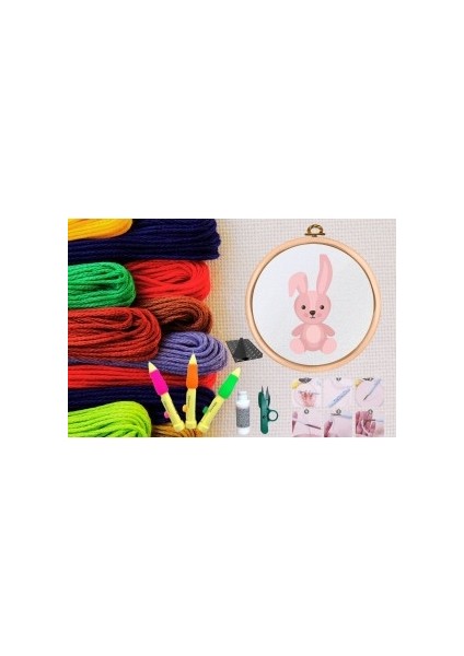 Punch Seti Nakış Seti Kasnaklı Kendin Yap Seti Seri 129