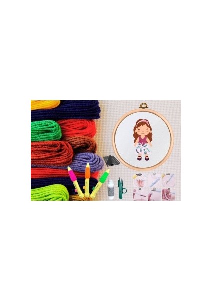 Punch Seti Nakış Seti Kasnaklı Kendin Yap Seti Seri 133