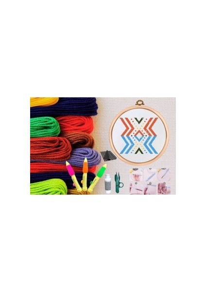 Punch Seti Nakış Seti Kasnaklı Kendin Yap Seti Seri 110