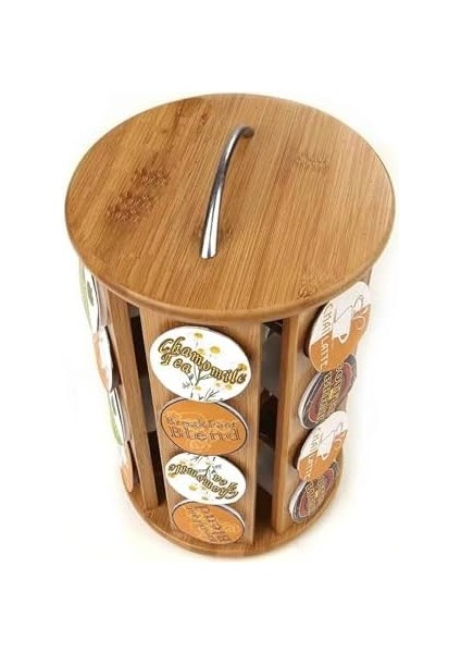 Bambu Ayaklı Kapsül Kahve Standı Organizer – Geniş Depolama Kapasiteli, Doğal Ahşap Malzemeden Şık ve Kap Dayanıklısül Düzenleyici, Kahve Kapsül Saklama (24 Gözlü Dönebilir) fiyatları