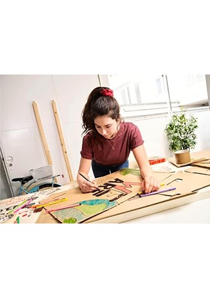 Pen 68 - Keçe Uçlu Boya Kalemi - 8&apos;li Paket - Pastel Renkler