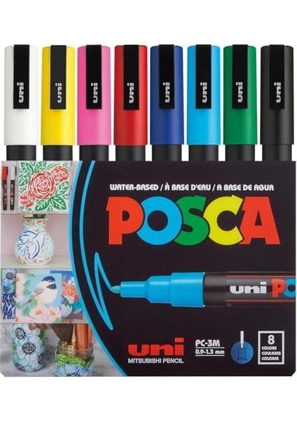 Pc-3m/7+1p.01 Su Bazlı Poster Markörü,