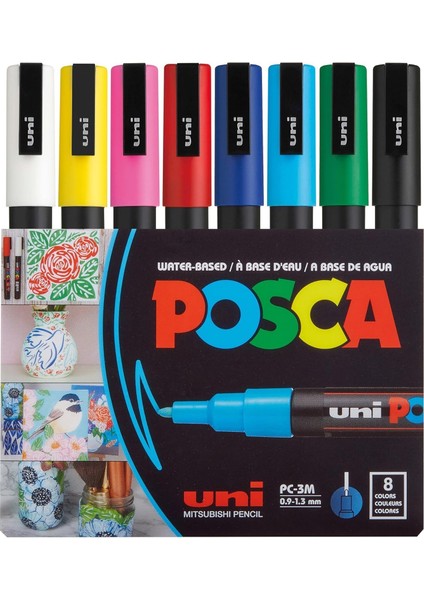 Pc-3m/7+1p.01 Su Bazlı Poster Markörü, modelleri