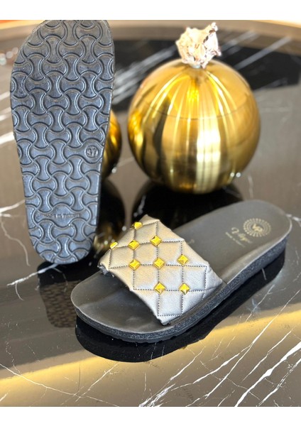 Kadın Taş Detaylı Ortopedik Ev Terliği – Kaymaz Taban, Yumuşak Puf Üst, Rahat Günlük Kullanım indirimleri