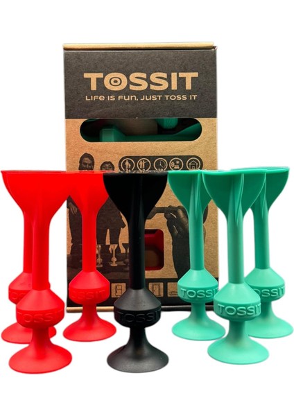 Tossıt Game: Aile ve Partiler Için Mükemmel Silikon Vantuz Dart Oyunu, Iç ve Dış Mekan Eğlencesi Için Yapışkan Dart Atış Oyunu, Mükemmel Hediye - Starter Pack