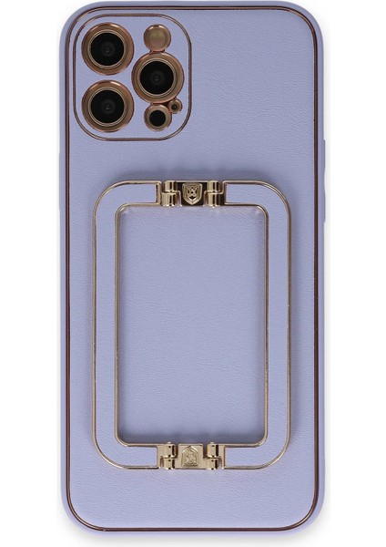iPhone 12 Pro Kılıf Coco Elit Kapak - LILA-(5796) - ME001W-511466