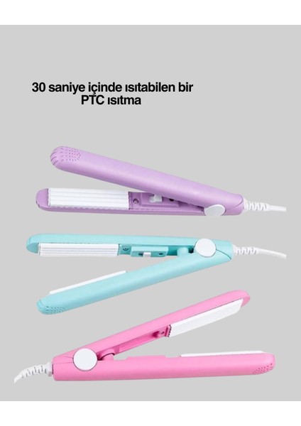 Seramik Kaplamalı Saç Hasarını Azaltan Kısa Saçlara Uygun Bukle Maşası - ME001W-51LFF6 modelleri