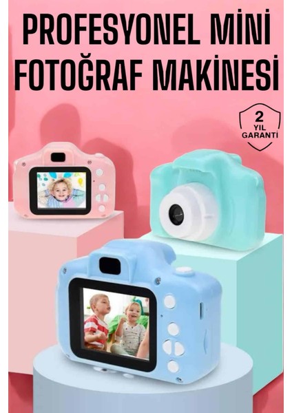 Çocuklara Özel Dijital Fotoğraf Makinesi Mini 1080P Hd Kaliteli - BI001V-4YXN61