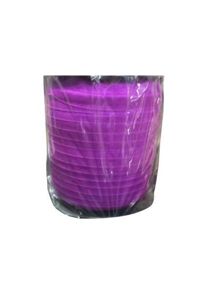 Çamaşır Lastiği Düz 1 cm 1 Metre Mor