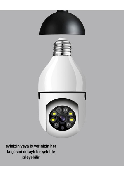 Akıllı Duy Kamera 360 Derece Dönebilir ve Ptz Teknolojili - ME001W-51W7Z9 fırsatları