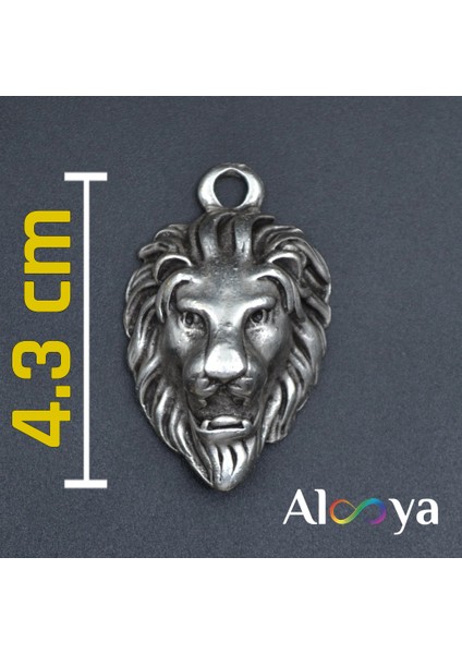 Aslan Gümüş Kaplama Kolye Ucu fiyatları