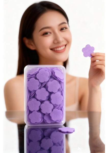 Parfümlü Elde Eriyen Kağıt Sabun - 100 Lü Paket Sihirli Sabun – Hijyenik Seyahat Kutusu 722443