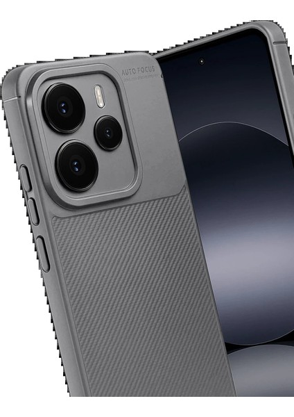 Xiaomi Note 14 5g Auto Focus Karbon Kapak - GRI-(5796) - BI001V-4YGAH2