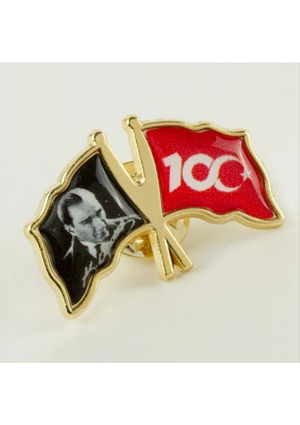 Ieg Cumhuriyetin 100. Yılına Özel Yaka Rozet modelleri