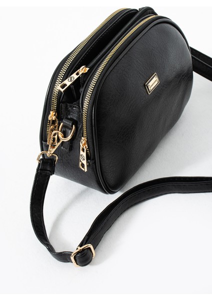 Suni Deri Orta Boy Omuz Askılı Kadın Çantası