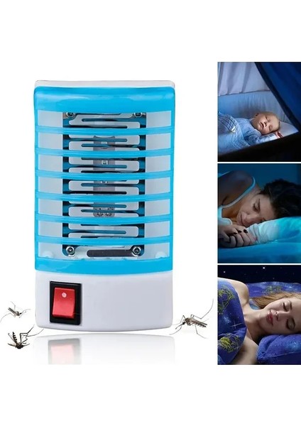 Elektrikli Sinek Öldürücü Lamba Karasinek Sivrisinek Yakarca Öldürücü Cihaz Kovucu Priz Sineklik