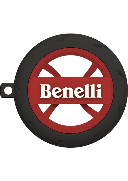 Benelli Logolu Özel Tasarım Lastik Detaylı Motosiklet Anahtarlığı fiyatları