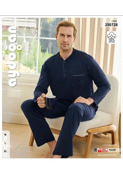 Erkekpijama Takım 250728 2'li Set %100 Pamuk fiyatları