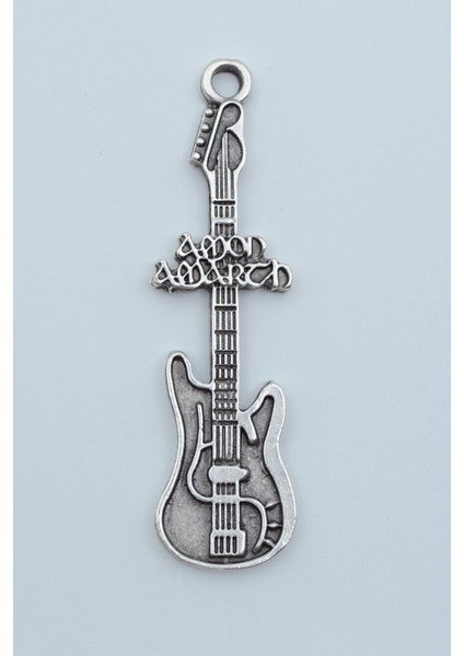 Amon Amarth Elektro Gitar Gümüş Kaplama Kolye Ucu