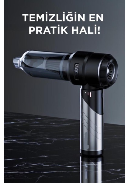 101 Katlanabilir 160000 Pa Mini Çok Fonksiyonlu Şarjlı Araç ve Ev Kullanımı Için El Süpürgesi modelleri