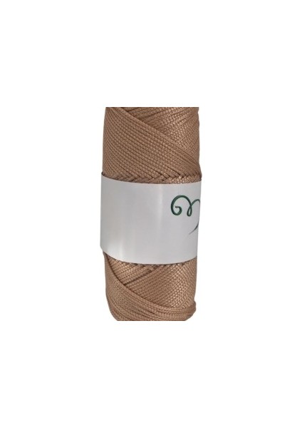 Makrome Ipi 3mm Polyester Açık Karamel