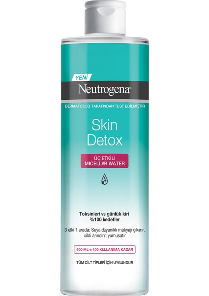 Skin Detox Micellar Water, 400 ml