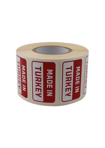 Hazır Al Hızlı Al Made In Turkey Etiketi, 50MM x 30MM Ölçüsünde 1000 Adet 40MM Çapında Kuşe Rulo Etiket fiyatları