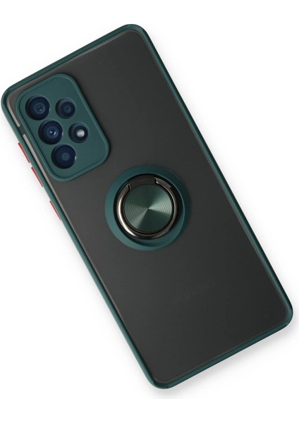 Samsung Galaxy A53 5g Kılıf Montreal Yüzüklü Silikon Kapak - YEŞIL-(5796) - ME001W-51C8K5 fiyatları