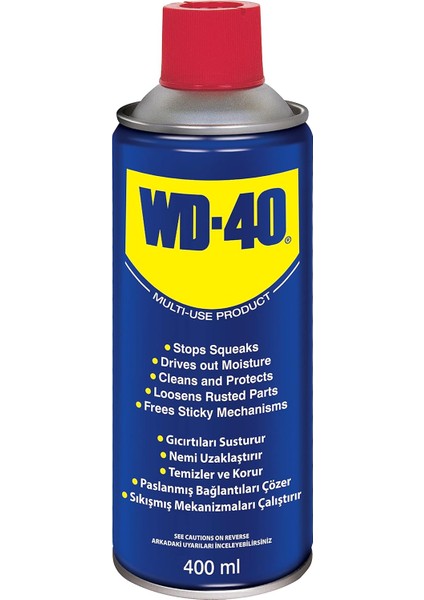 Çok Amaçlı Sıvı, Binlerce Uygulama Için Yağ Çözücü, Pas Sökücü, Makine ve Elektrikli Cihazlar Için Temizleyici ve Koruyucu, 1X400ML