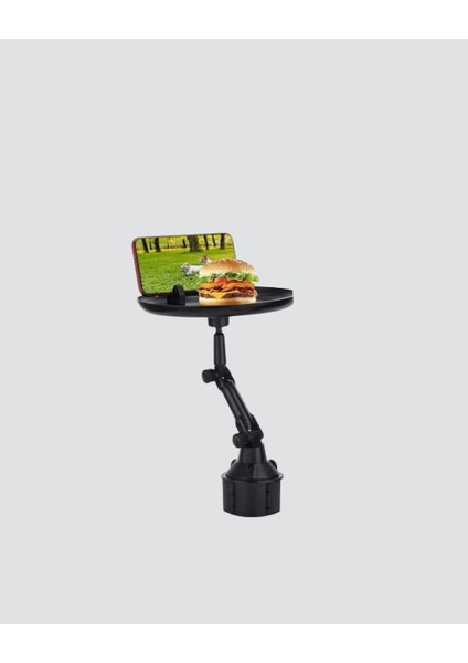 Araç Içi 360° Ayarlanabilir Bardaklık Tepsisi Geniş Yüzeyli ve Telefon Standl - ME001W-51UR4 indirimleri