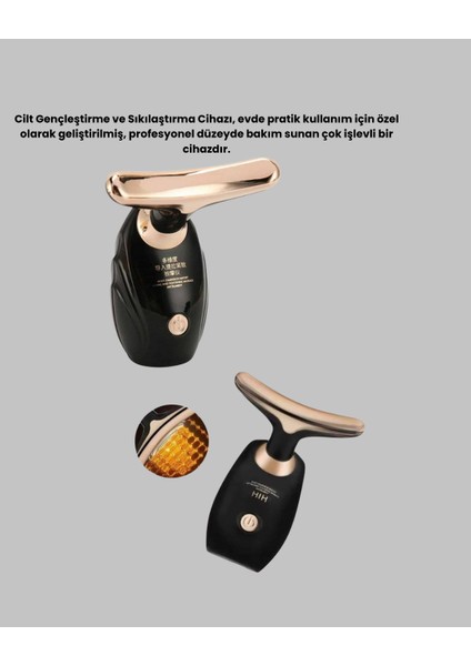 Titreşimli Cilt Gençleştirme Cihazı Yüz ve Boyun Sıkılaştırıcı - ME001W-51W6O7 modelleri