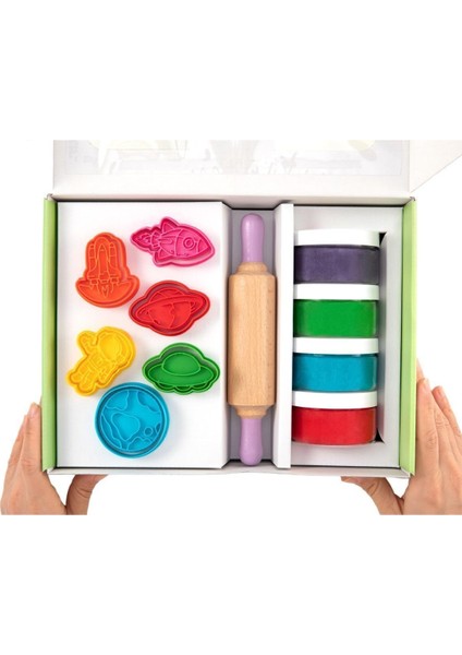 Doğal Oyun Hamurları Premıum Kutu Set - Uzay