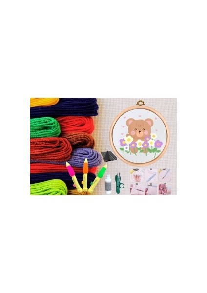 Punch Seti Nakış Seti Kasnaklı Kendin Yap Seti Seri 75