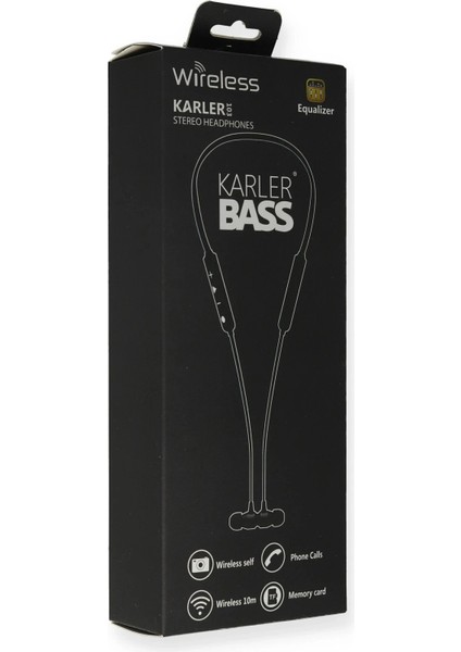 KR103 Kablosuz Kulaklık - Siyah